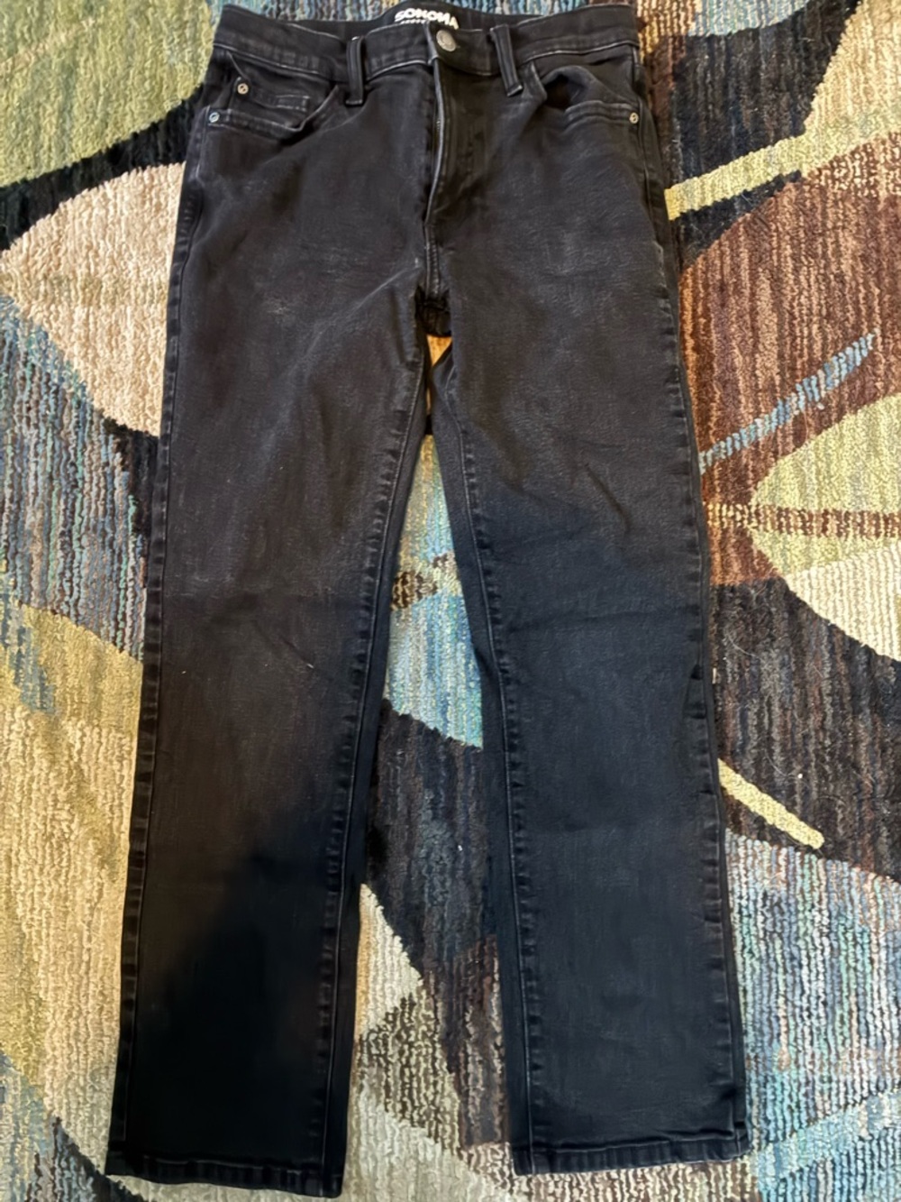 Sonoma Black Slim-Straight Men's Jeans